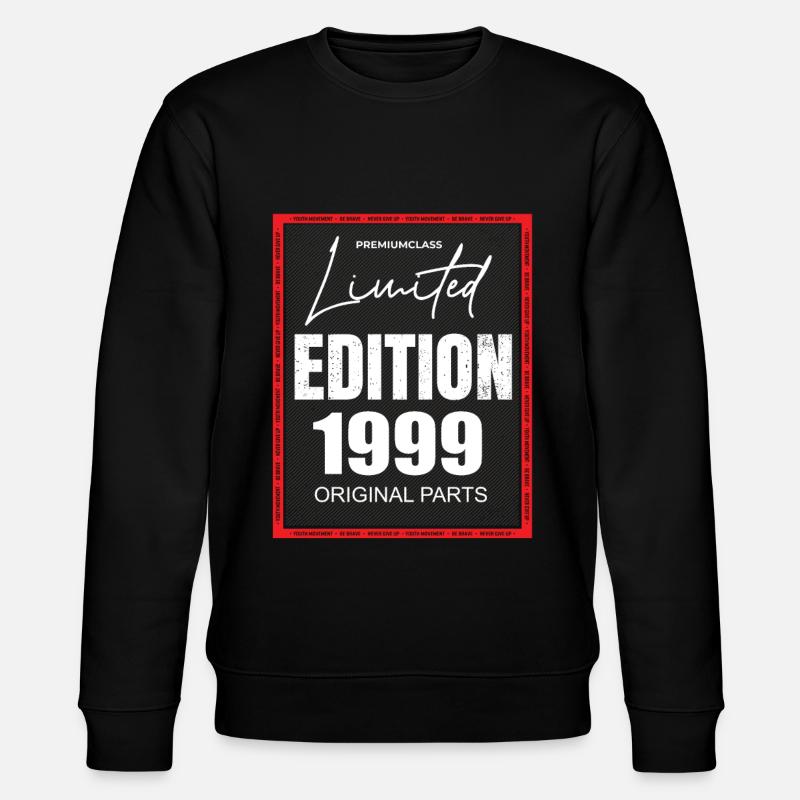 Édition limitée 1999 - Sweat bio CHANGER Stanley/Stella Unisexe - noir