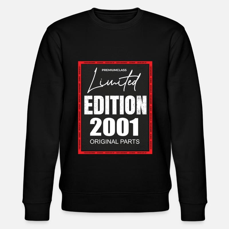 Limited Edition 2001 - Stanley/Stella CHANGER Unisex Organic Sweatshirt - black