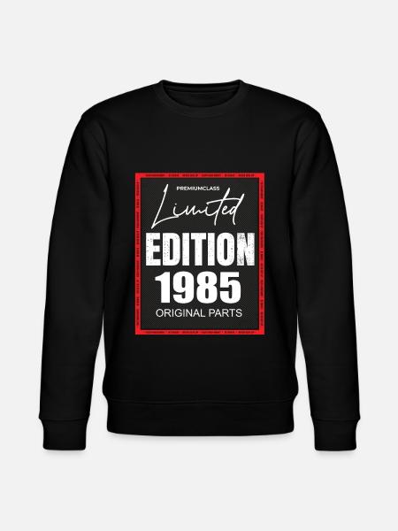 Limited Edition 1985 - Stanley/Stella CHANGER Unisex Organic Sweatshirt - black