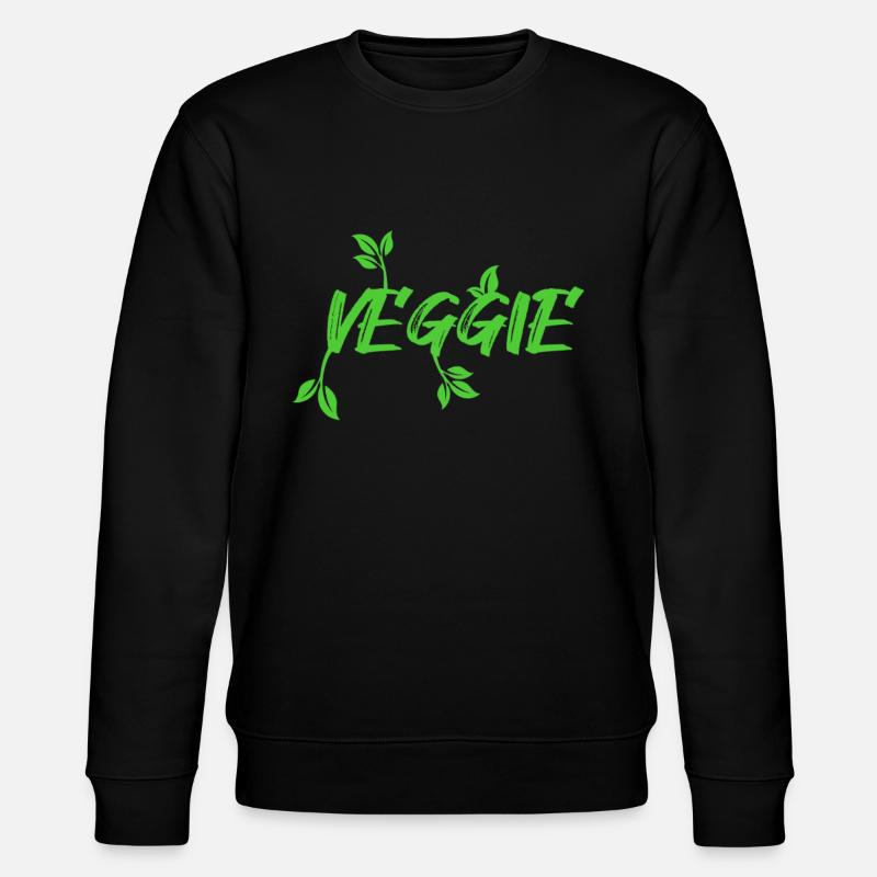 Légume végétalien - Sweat bio CHANGER Stanley/Stella Unisexe - noir