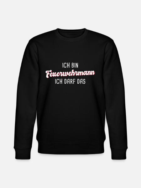 Feuerwehrmann - Stanley/Stella Unisex Bio-Sweatshirt CHANGER  - Schwarz