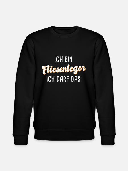 Fliesenleger - Stanley/Stella Unisex Bio-Sweatshirt CHANGER  - Schwarz