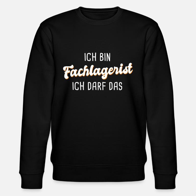 Fachlagerist - Stanley/Stella Unisex Bio-Sweatshirt CHANGER  - Schwarz