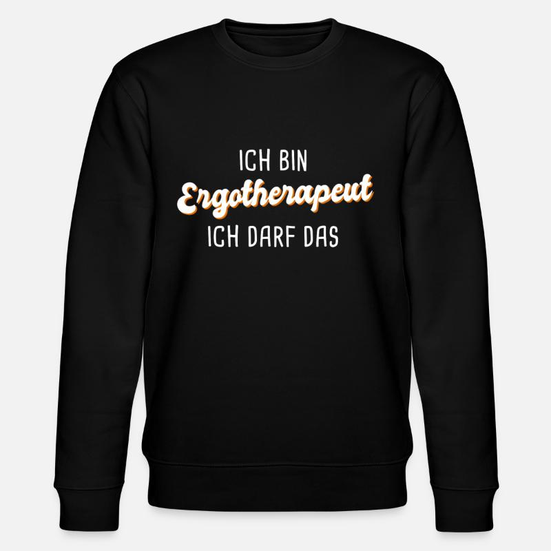 Ergotherapeut - Stanley/Stella Unisex Bio-Sweatshirt CHANGER  - Schwarz
