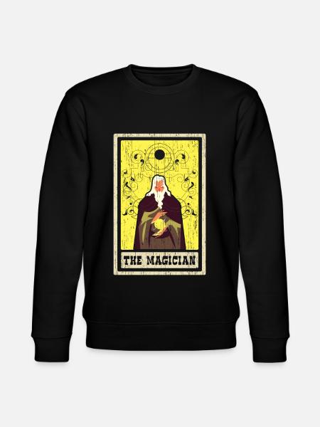 The Magician Tarot Card Shaman Divination - Stanley/Stella CHANGER Unisex Organic Sweatshirt - black
