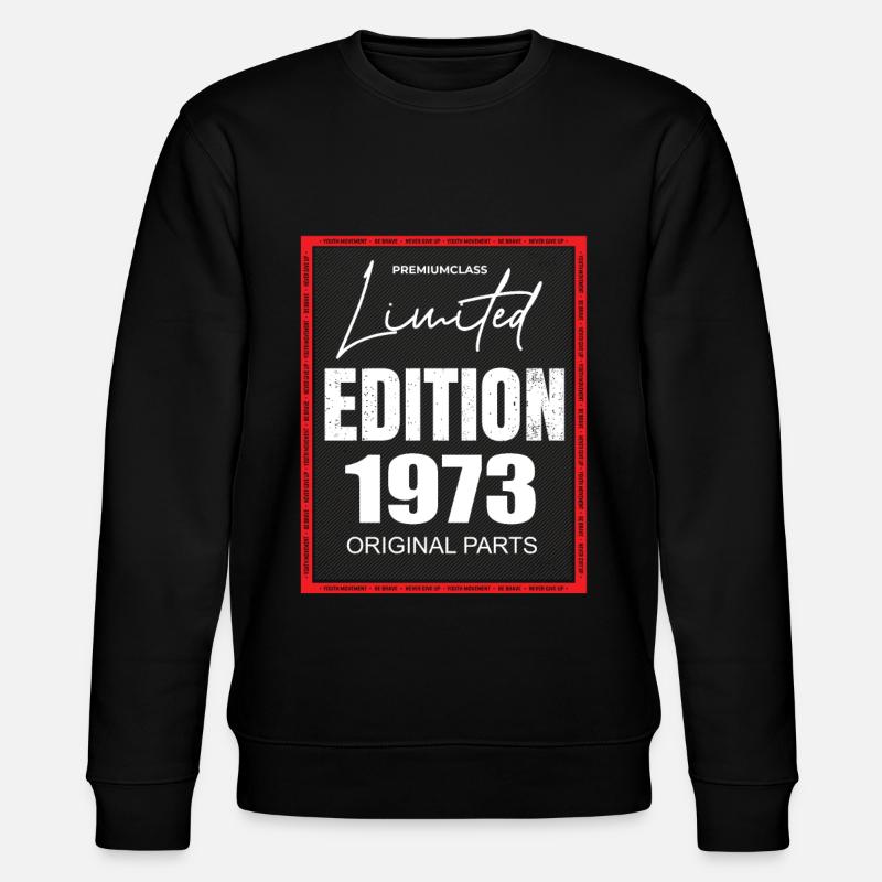 Limited Edition 1973 - Stanley/Stella Unisex Bio-Sweatshirt CHANGER  - Schwarz