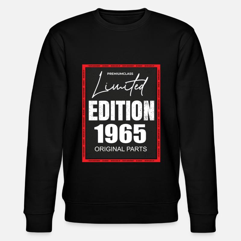 Limited Edition 1965 - Stanley/Stella CHANGER Unisex Organic Sweatshirt - black