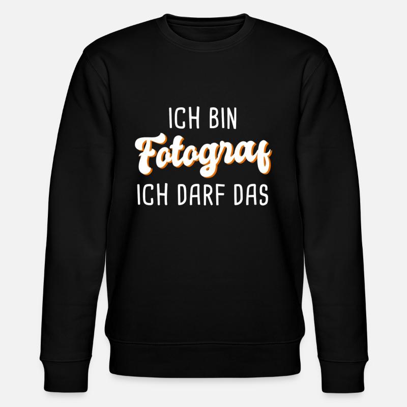 Fotograf - Stanley/Stella Unisex Bio-Sweatshirt CHANGER  - Schwarz