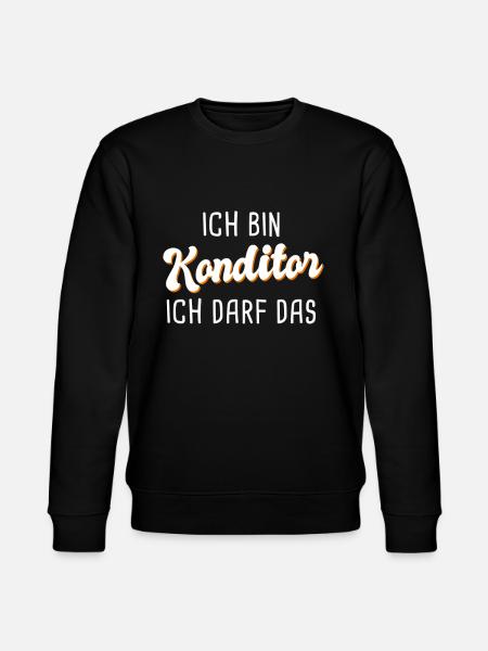 Konditor - Stanley/Stella Unisex Bio-Sweatshirt CHANGER  - Schwarz