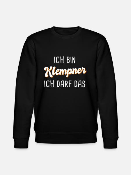 Klempner - Stanley/Stella Unisex Bio-Sweatshirt CHANGER  - Schwarz