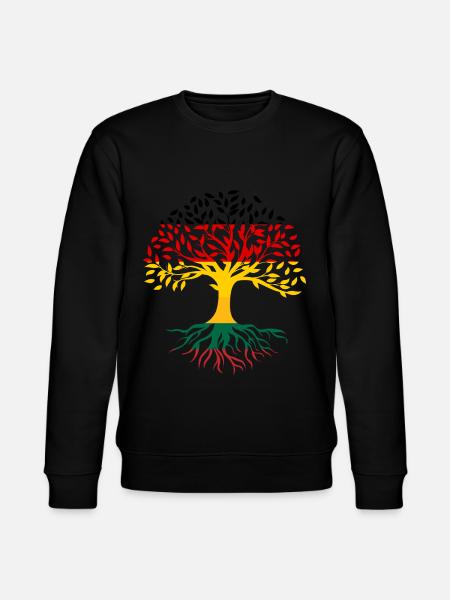 Roots Tree Germany Lithuania - Stanley/Stella CHANGER Unisex Organic Sweatshirt - black