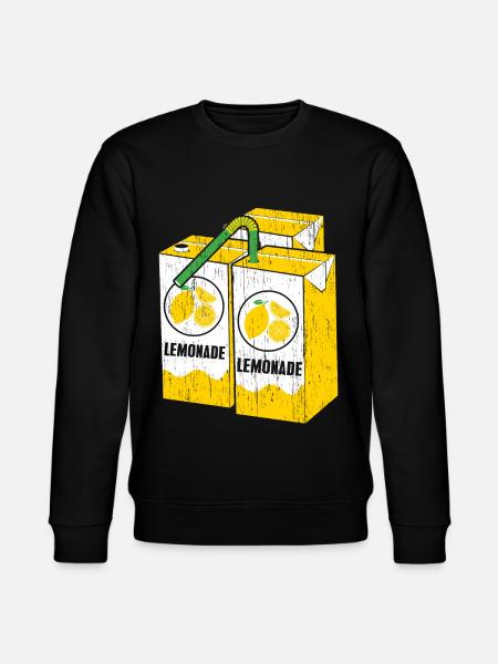 Lemon lover's lemon drink - Stanley/Stella CHANGER Unisex Organic Sweatshirt - black