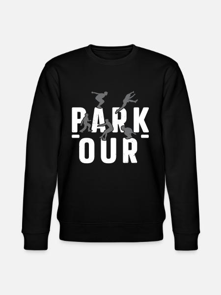 Parkour Freies Laufen Traceur Freestyle Sport - Stanley/Stella Unisex Bio-Sweatshirt CHANGER  - Schwarz
