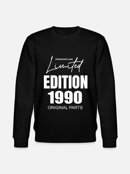 Limited Edition 1990 - Stanley/Stella CHANGER Unisex Organic Sweatshirt - black