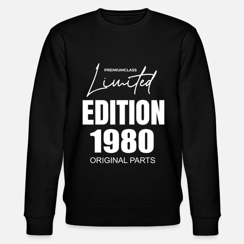 Édition limitée 1980 - Sweat bio CHANGER Stanley/Stella Unisexe - noir