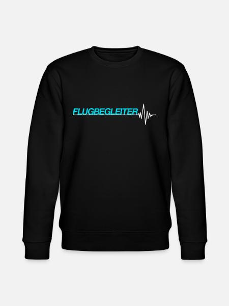 Flugbegleiter - Stanley/Stella Unisex Bio-Sweatshirt CHANGER  - Schwarz