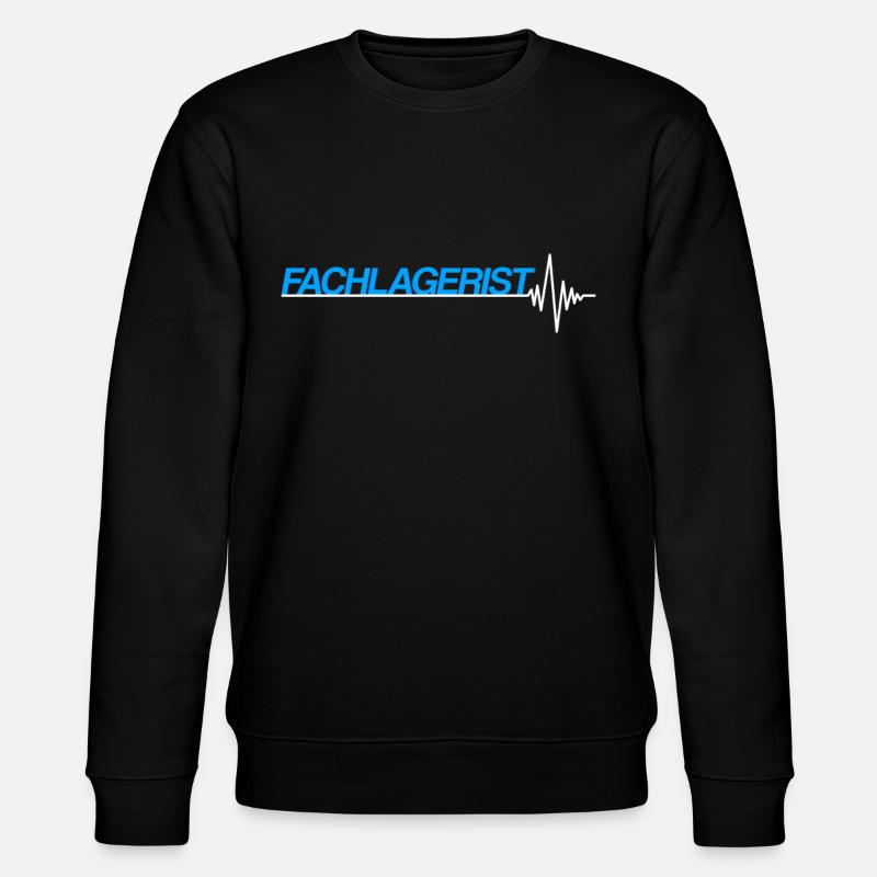 Fachlagerist - Stanley/Stella Unisex Bio-Sweatshirt CHANGER  - Schwarz