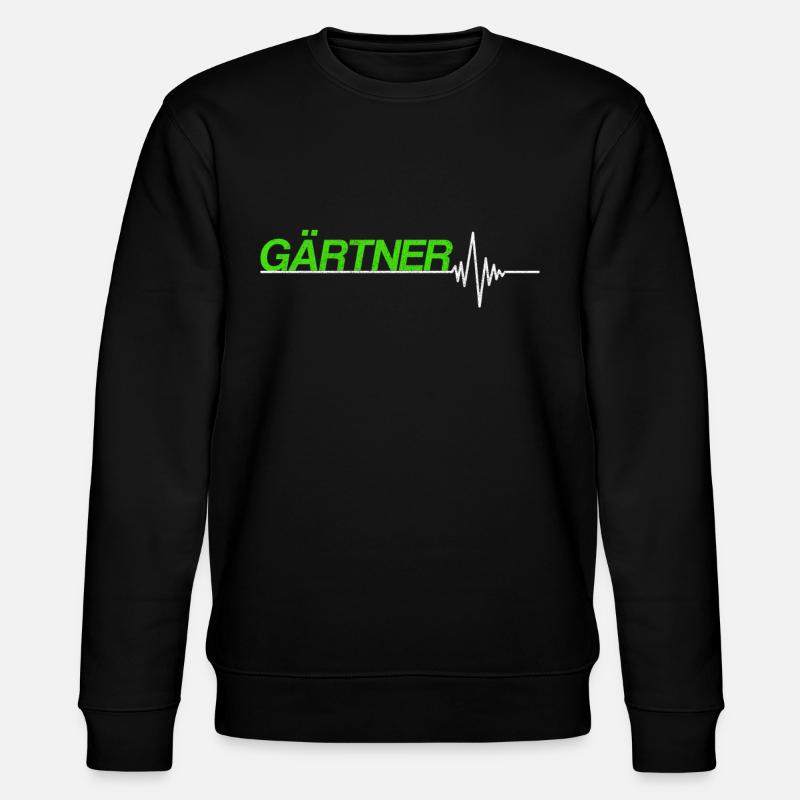 Gärtner - Stanley/Stella Unisex Bio-Sweatshirt CHANGER  - Schwarz