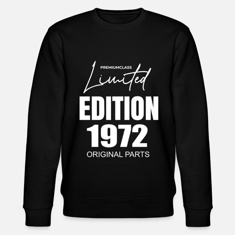 Limited Edition 1972 - Stanley/Stella CHANGER Unisex Organic Sweatshirt - black