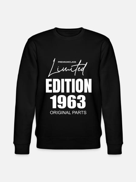 Limited Edition 1963 - Stanley/Stella CHANGER Unisex Organic Sweatshirt - black