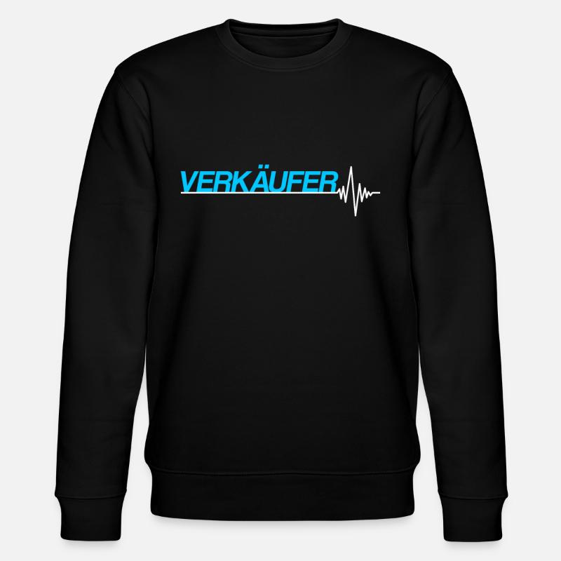 Verkäufer - Stanley/Stella Unisex Bio-Sweatshirt CHANGER  - Schwarz