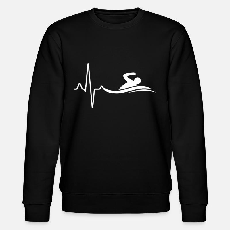 Natation Heartbeat - Sweat bio CHANGER Stanley/Stella Unisexe - noir