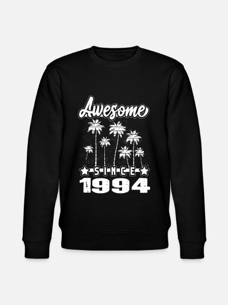Awesome Since 1994 - Stanley/Stella CHANGER Unisex Organic Sweatshirt - black
