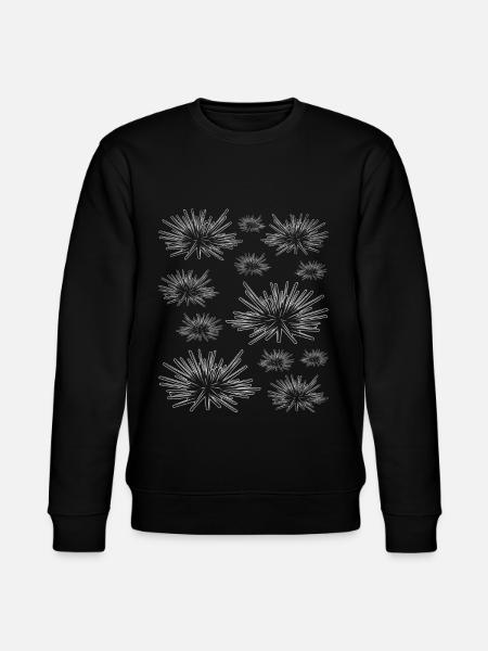 Zee-egels Veel zee-egels - Zeedieren Zee-egels - Stanley/Stella Uniseks bio-sweatshirt CHANGER  - zwart