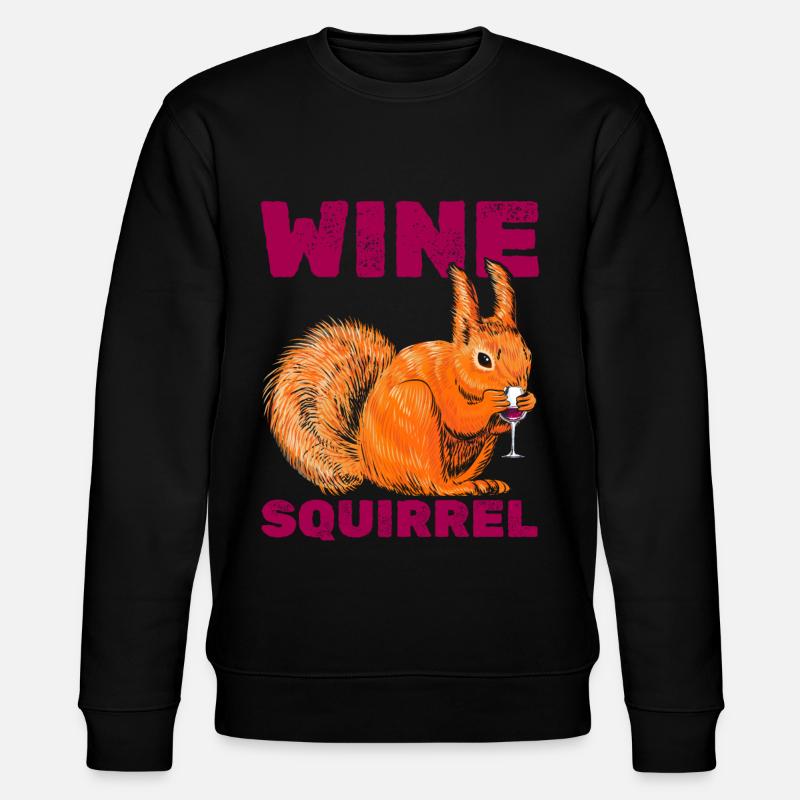Drôle d’écureuil, drôle d’écureuil - Sweat bio CHANGER Stanley/Stella Unisexe - noir