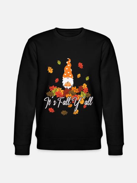 Elves Lovers Thanksgiving Fall - Stanley/Stella CHANGER Unisex Organic Sweatshirt - black