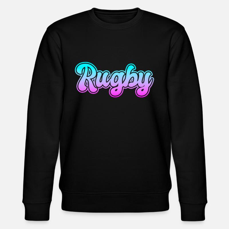 Rugby - Stanley/Stella Unisex Bio-Sweatshirt CHANGER  - Schwarz