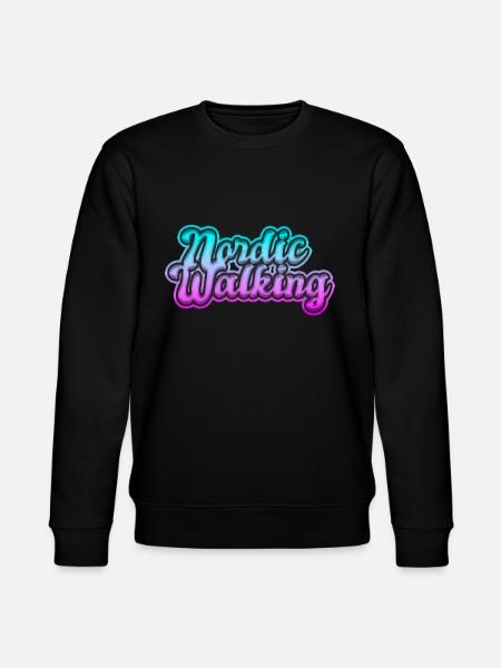 Pole walking - Stanley/Stella CHANGER Unisex Organic Sweatshirt - black