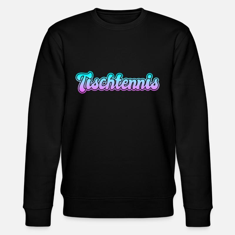 Tischtennis - Stanley/Stella Unisex Bio-Sweatshirt CHANGER  - Schwarz
