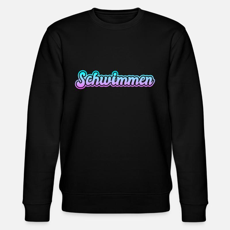 Schwimmen - Stanley/Stella Unisex Bio-Sweatshirt CHANGER  - Schwarz