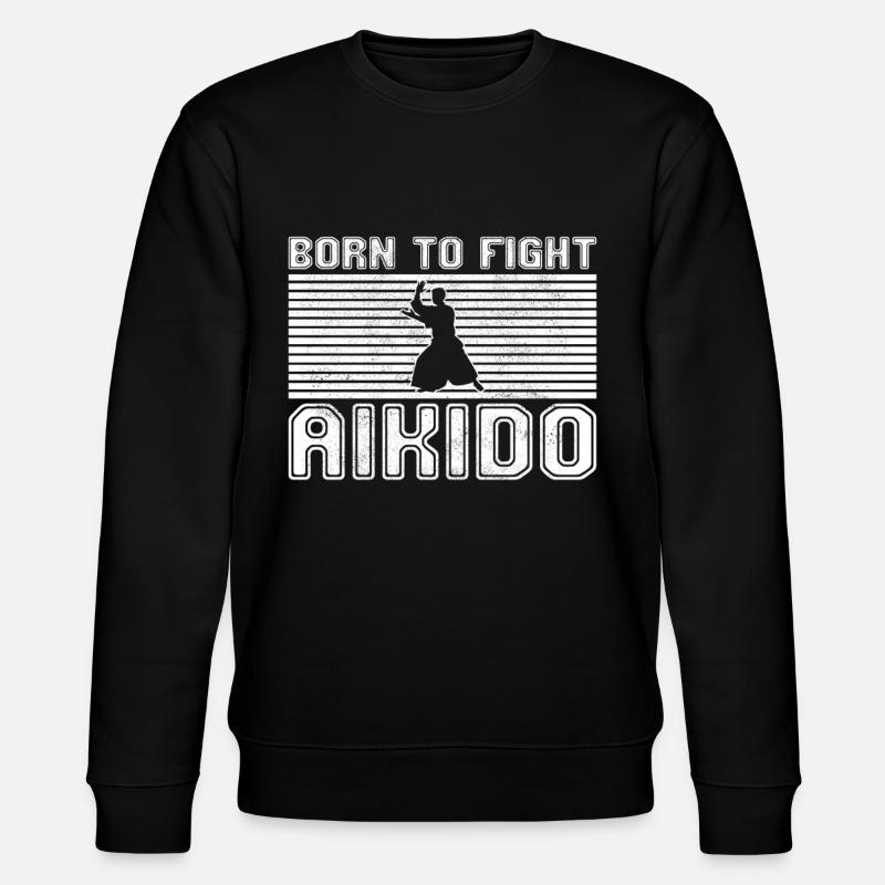 Aïkido - Sweat bio CHANGER Stanley/Stella Unisexe - noir