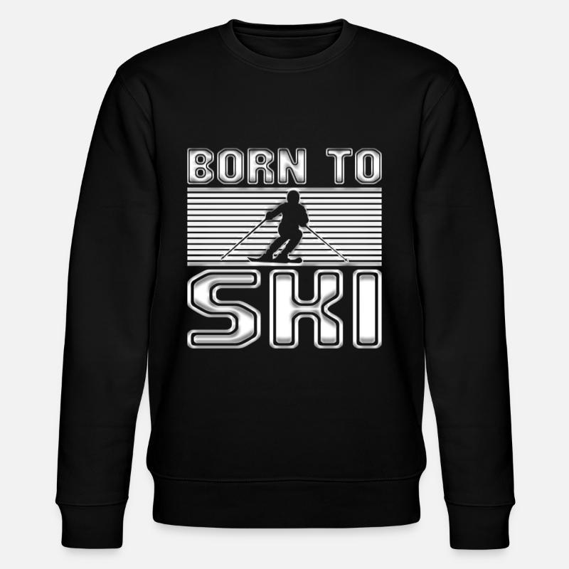 Ski - Sweat bio CHANGER Stanley/Stella Unisexe - noir