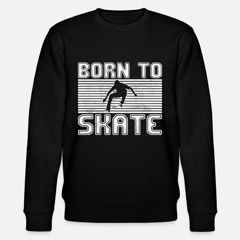 skating - Stanley/Stella CHANGER Unisex Organic Sweatshirt - black