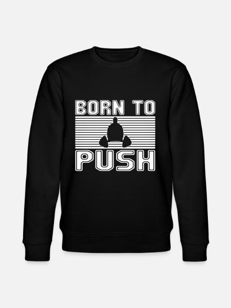 Weight training - Stanley/Stella CHANGER Unisex Organic Sweatshirt - black