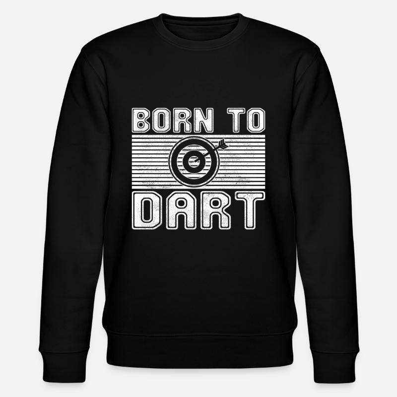 Darts - Stanley/Stella CHANGER Unisex Organic Sweatshirt - black
