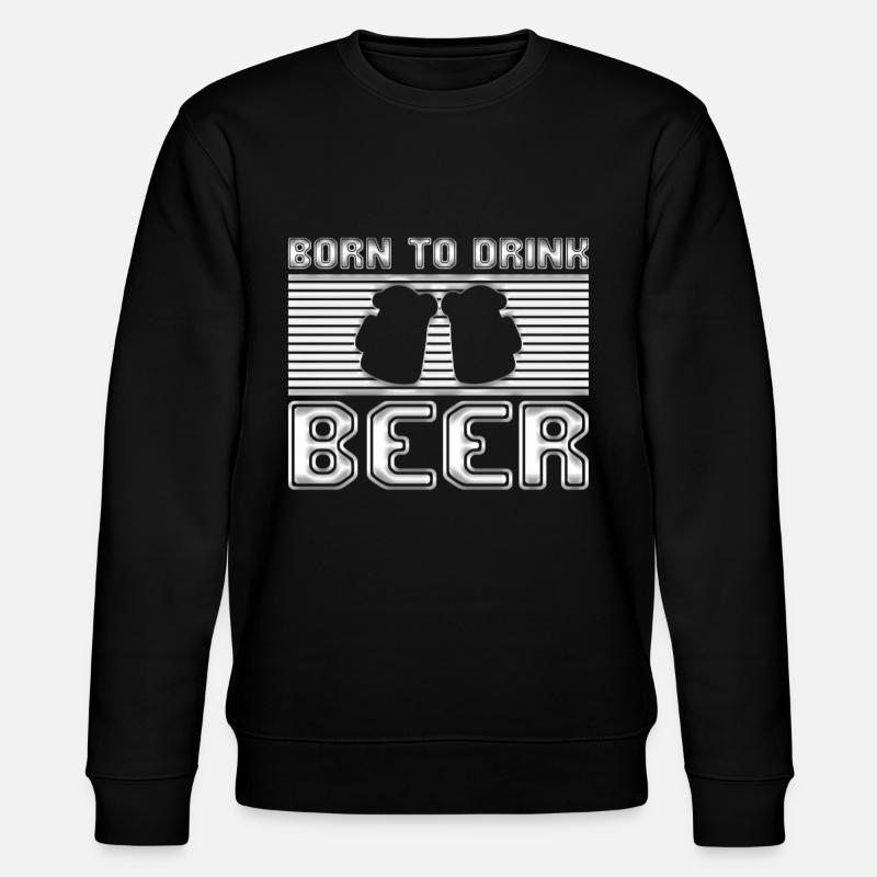 beer - Stanley/Stella CHANGER Unisex Organic Sweatshirt - black