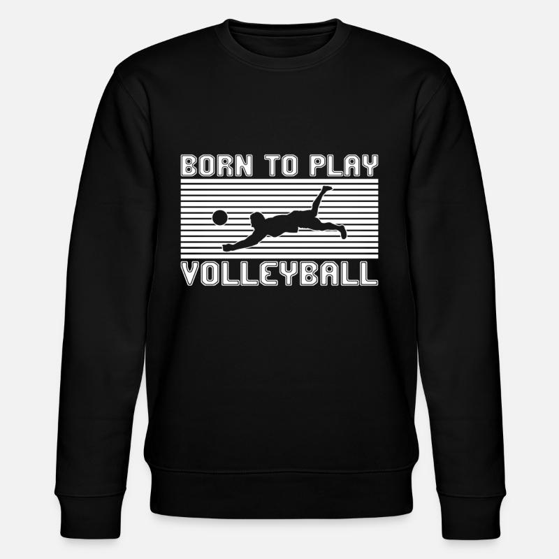 Volley-ball - Sweat bio CHANGER Stanley/Stella Unisexe - noir