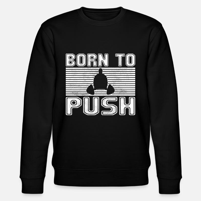 Weight training - Stanley/Stella CHANGER Unisex Organic Sweatshirt - black