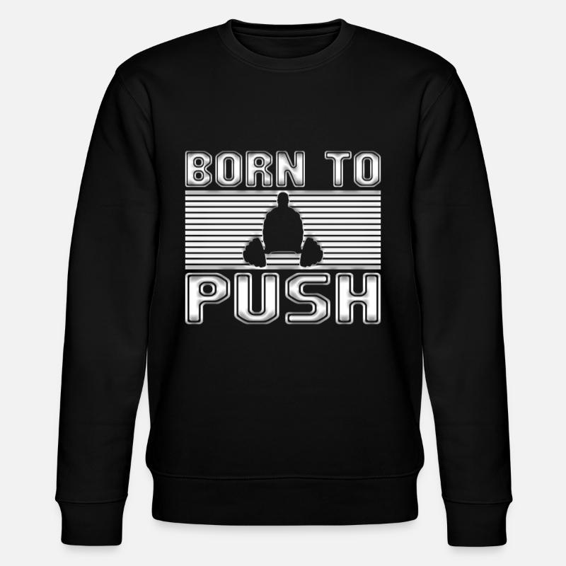 Weight training - Stanley/Stella CHANGER Unisex Organic Sweatshirt - black