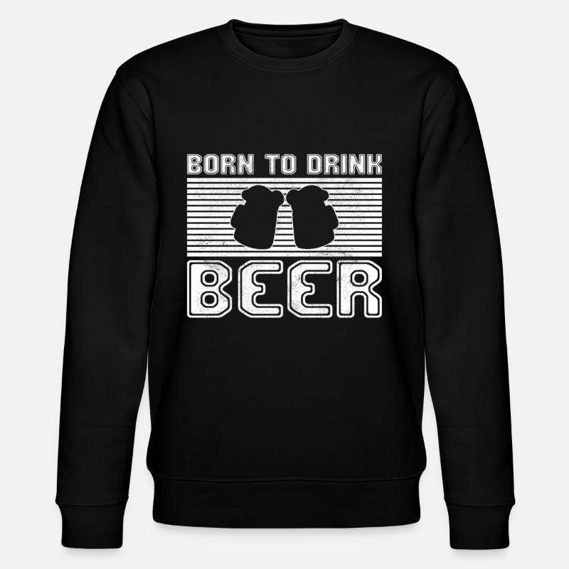 Bier trinken - Stanley/Stella Unisex Bio-Sweatshirt CHANGER  - Schwarz