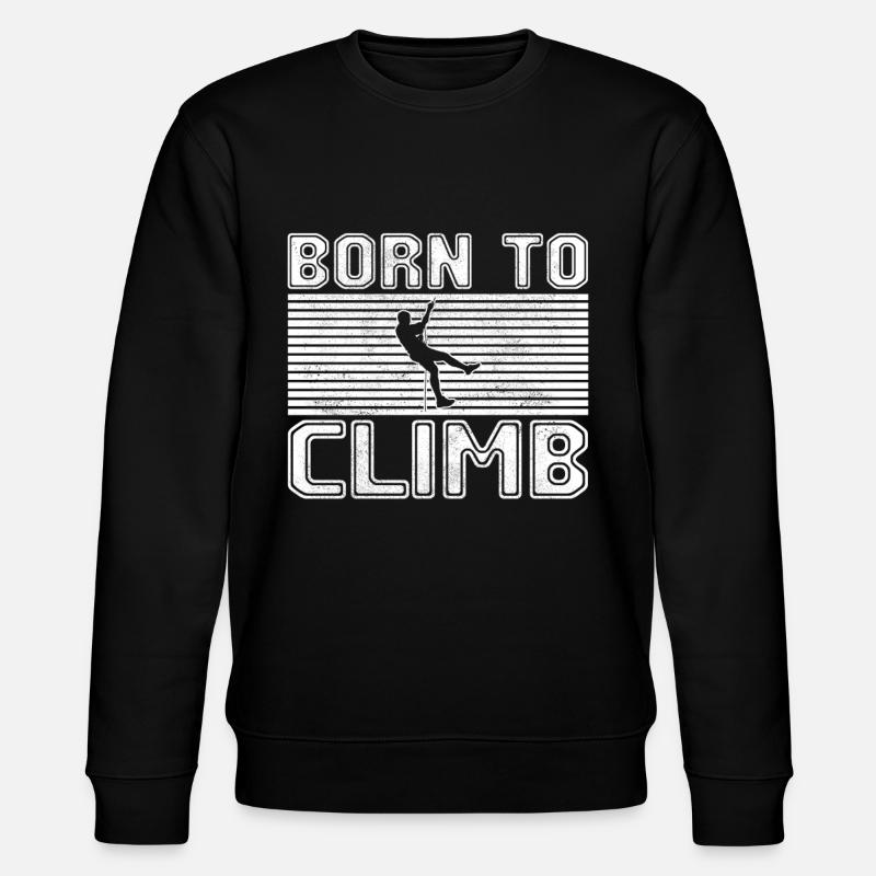 Climb - Stanley/Stella CHANGER Unisex Organic Sweatshirt - black