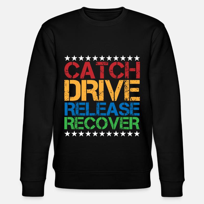 Catch Drive Release Recover 7 - Stanley/Stella Unisex Bio-Sweatshirt CHANGER  - Schwarz
