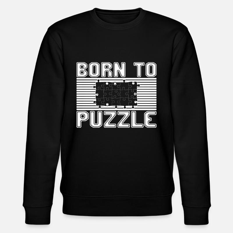 Puzzeln - Stanley/Stella Unisex Bio-Sweatshirt CHANGER  - Schwarz