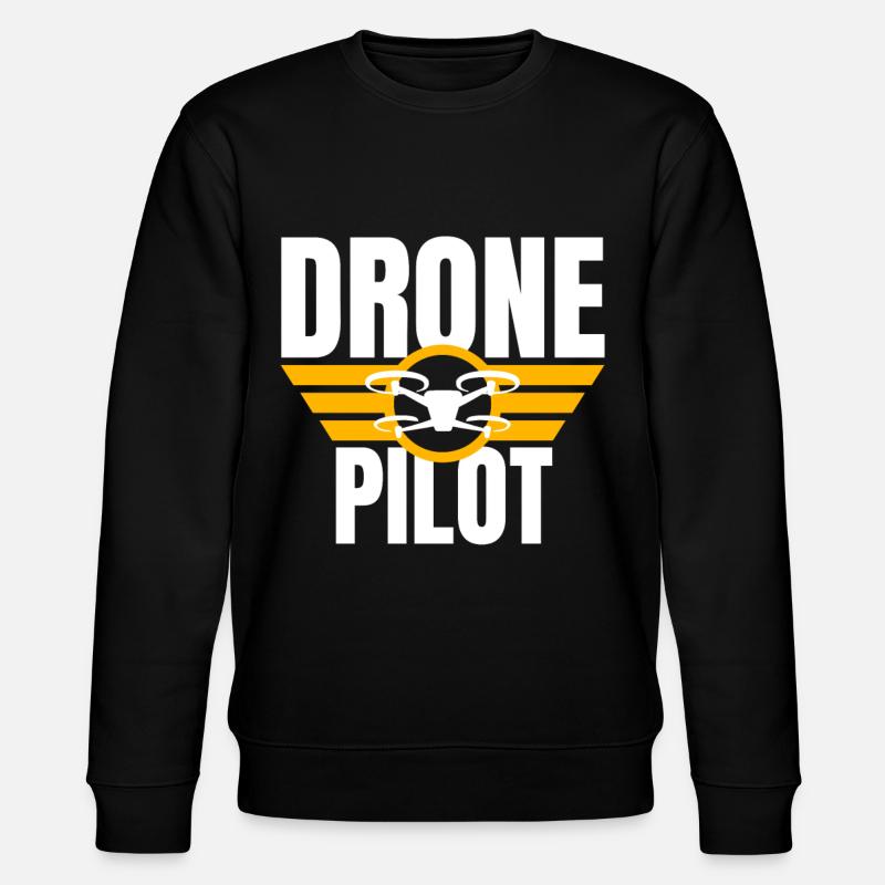 Drone Drone Pilote Drone Opérateur Quadcopter - Sweat bio CHANGER Stanley/Stella Unisexe - noir