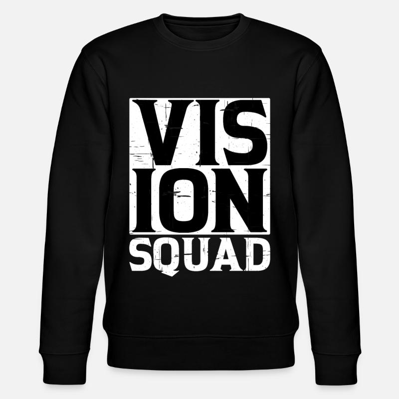 Vision Squad 4 - Stanley/Stella Unisex Bio-Sweatshirt CHANGER  - Schwarz