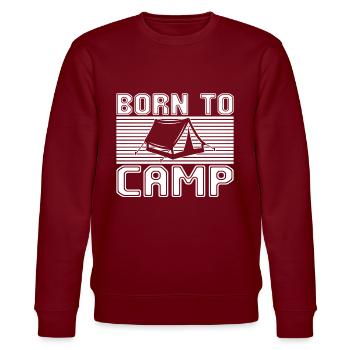 Campen - Stanley/Stella Unisex Bio-Sweatshirt CHANGER  - Burgunderrot - Vorne - Nik (191cm) & Marisol (170cm)